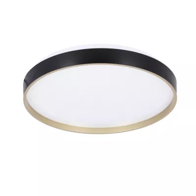 LED stropné osvetlenie FLORIDA - 18W, 4000K (denná biela), 33cm, čierne / zlaté