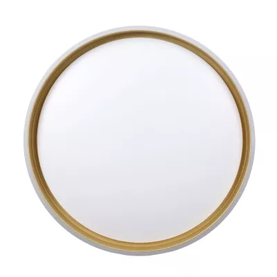 LED stropné osvetlenie FLORIDA - 24W, 4000K (denná biela), 38cm, čierne / biele / zlaté