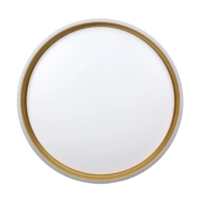 LED stropné osvetlenie FLORIDA - 24W, 4000K (denná biela), 38cm, čierne / biele / zlaté