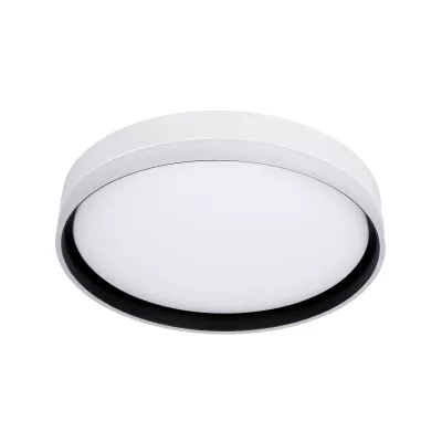 LED stropné osvetlenie FLORIDA - 24W, 4000K (denná biela), 40cm, čierne / biele