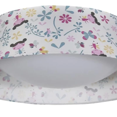 Stropné LED svietidlo do detskej izby GIRL - 16W, 6500K (studená biela), viacfarebné