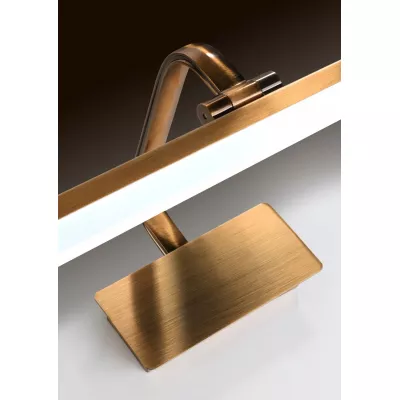 LED nástenné osvetlenie obrazu HANG - 8W, 4000K (denná biela), patina