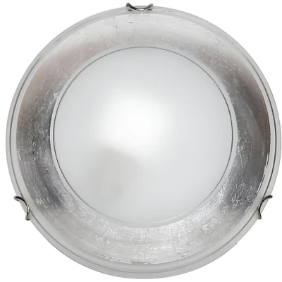 Stropné prisadené osvetlenie IZIS - 1xE27, 60W, strieborné