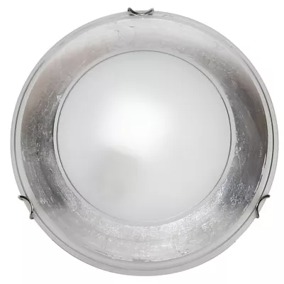 Stropné prisadené osvetlenie IZIS - 1xE27, 60W, strieborné