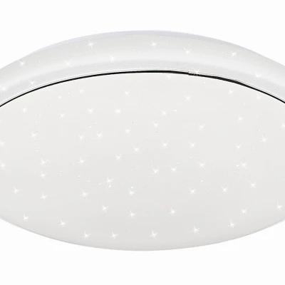 Stropné LED svetlo s efektom nočnej oblohy JASPER - 36W, 4000K (denná biela), 49cm, okrúhle, biele