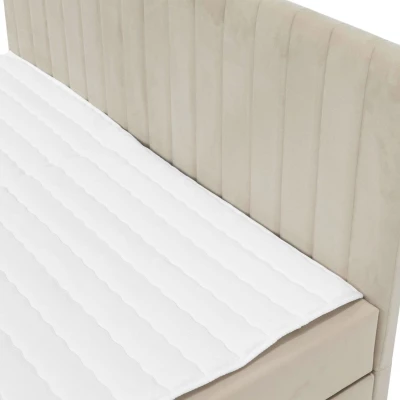 Boxspringová manželská posteľ 180x200 VASHON 1 - zelená + topper ZADARMO