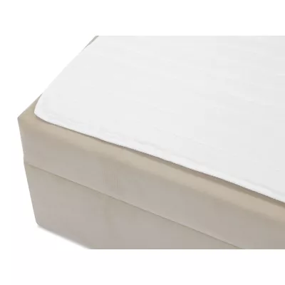 Boxspringová manželská posteľ 140x200 VASHON 1 - šedá + topper ZADARMO