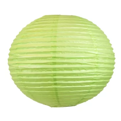 Papierové tienidlo KOKON - 50cm, guľa, zelené