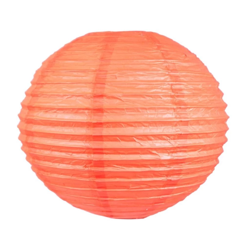 Papierové tienidlo KOKON - 50cm, guľa, marhuľové