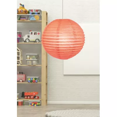 Papierové tienidlo KOKON - 50cm, guľa, marhuľové