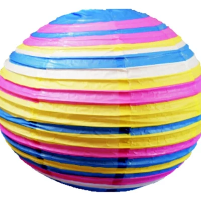 Papierové tienidlo KOKON - 50cm, guľa, rôznofarebné
