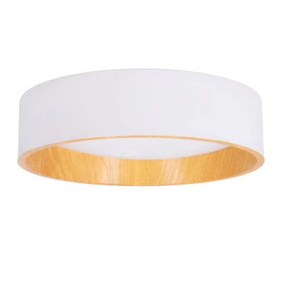 Prisadené LED stropné svietidlo LAZIO - 24W, 4000K (denná biela), hnedé / biele