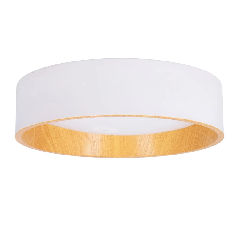 Prisadené LED stropné svietidlo LAZIO - 24W, 4000K (denná biela), hnedé / biele