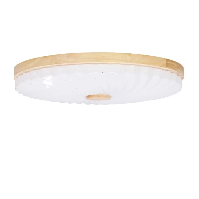 LED stropné svietidlo LEMO - 24W, 4000K (denná biela), 38cm, hnedé / biele