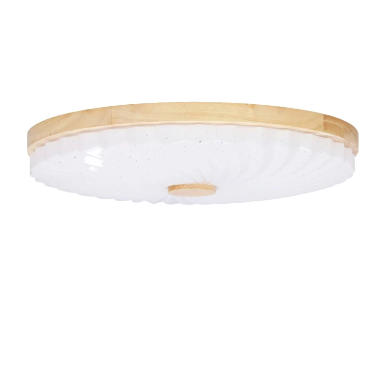 LED stropné svietidlo LEMO - 24W, 4000K (denná biela), 38cm, hnedé / biele