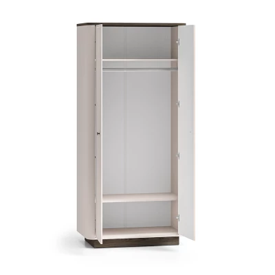 Šatníková skriňa 92 cm ARLENA - dub / kašmír