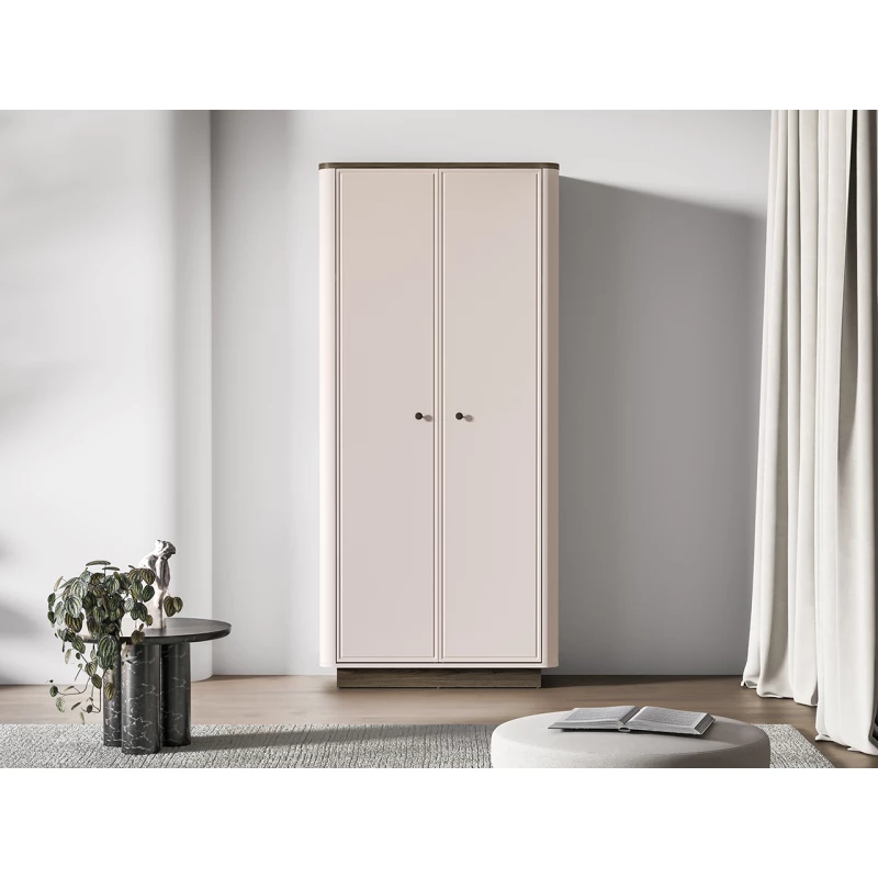Šatníková skriňa 92 cm ARLENA - dub / kašmír