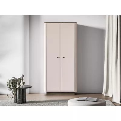 Šatníková skriňa 92 cm ARLENA - dub / kašmír