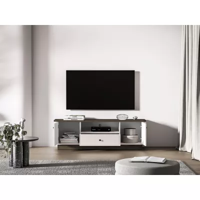 Televízny stolík ARLENA - dub / kašmír