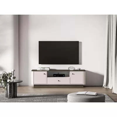 Televízny stolík ARLENA - dub / kašmír