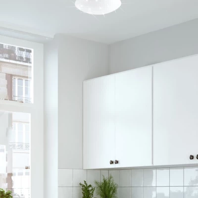 Stropné LED svetlo s efektom nočnej oblohy MAGNUS - 18W, 4000K (denná biela), 33cm, biele