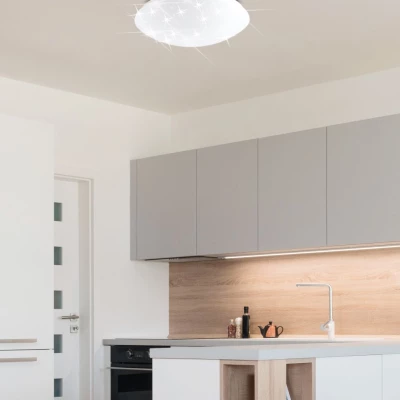 Stropné LED svetlo s efektom nočnej oblohy MAGNUS - 36W, 4000K (denná biela), 49cm, biele