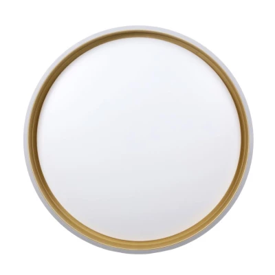 LED stropné prisadené svetlo MANHATTAN - 24W, 4000K (denná biela), čierne / zlaté