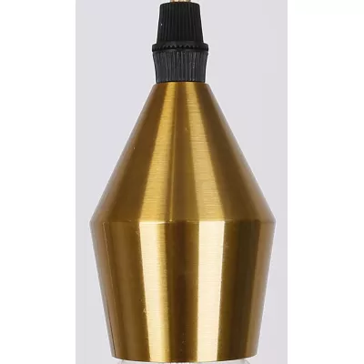 Lankový záves MOLAN - 1xE27, 60W, čierny / zlatý