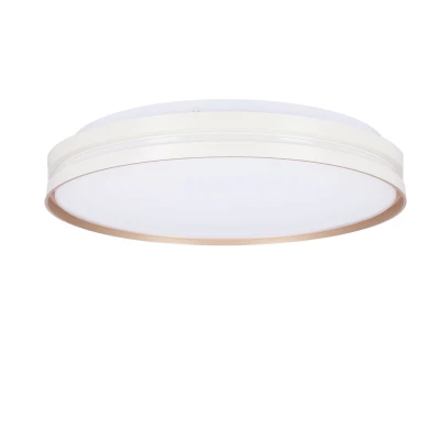 Prisadené LED stropné svietidlo MONTANA - 24W, 4000K (denná biela), zlaté / biele