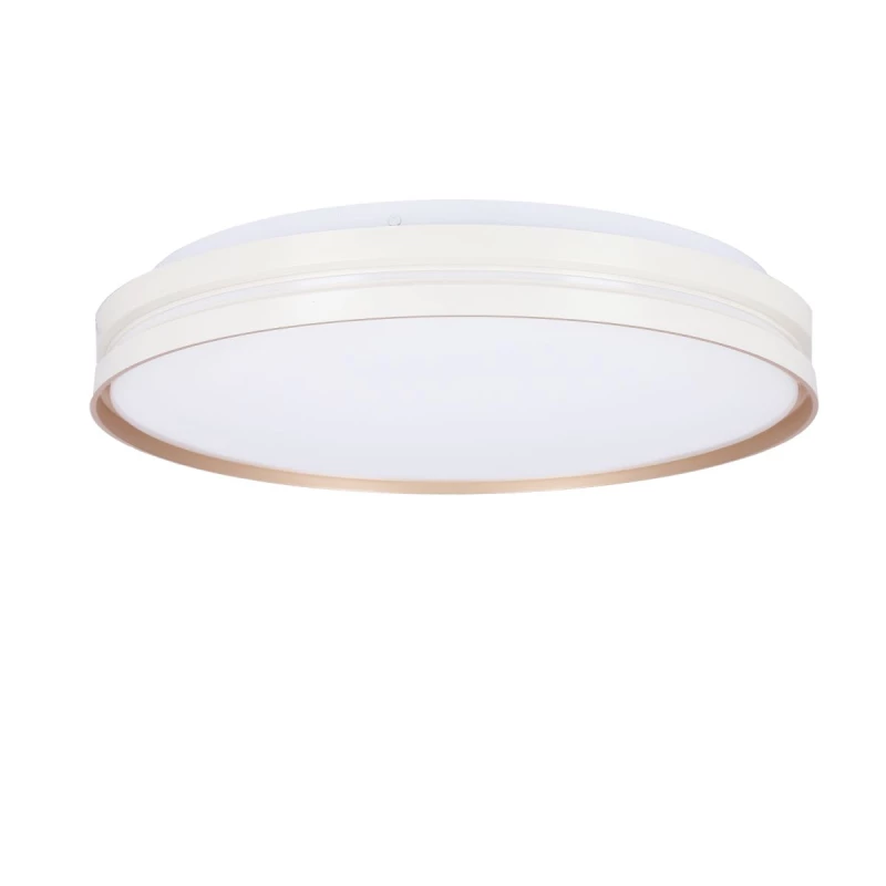 Prisadené LED stropné svietidlo MONTANA - 24W, 4000K (denná biela), zlaté / biele