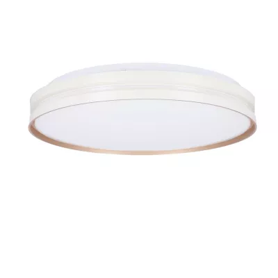 Prisadené LED stropné svietidlo MONTANA - 24W, 4000K (denná biela), zlaté / biele