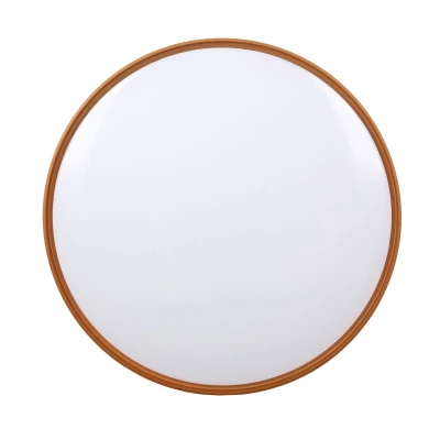 Prisadené LED stropné svietidlo MONTANA - 24W, 4000K (denná biela), čierne / zlaté / biele