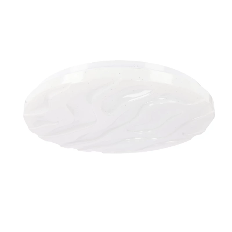 LED stropnica s efektom hviezdnej oblohy NEVADA - 15W, 4000K (denná biela), 29cm, okrúhle, biele