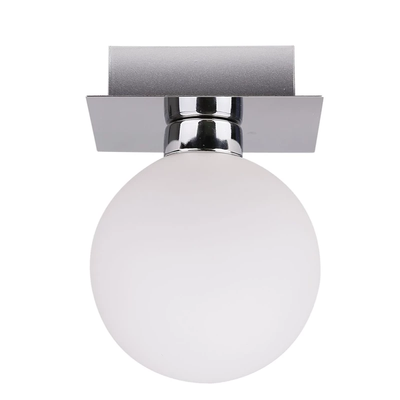 Moderné stropné osvetlenie ODEN - 1xG9, 40W, chrómované / biele