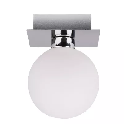 Moderné stropné osvetlenie ODEN - 1xG9, 40W, chrómované / biele