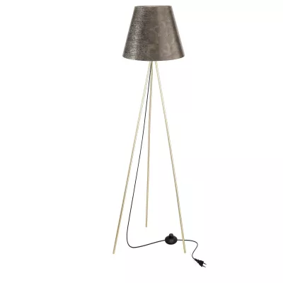 Dizajnová lampa trojnožka PLATINO - 1xE27, 40W, zlatá