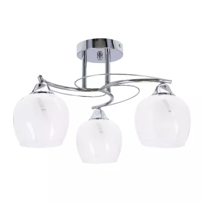 Stropné moderné osvetlenie PREGO - 3xE27, 40W, chrómované / číre