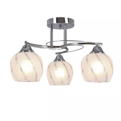 Stropné moderné osvetlenie PREGO - 3xE27, 40W, chrómované / číre