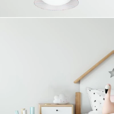 LED stropné osvetlenie do detskej izby RIVER - 16W, 6500K (studená biela), viacfarebné