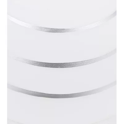 Stropný prisadený trojramenný luster SIMPLI - 3xE27, 40W, chrómovaný / biely