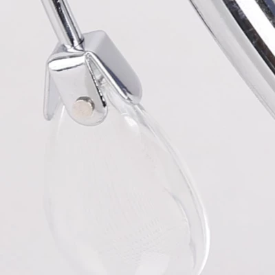 Stropný prisadený päťramenný luster SIMPLI - 5xE27, 40W, chrómovaný / biely