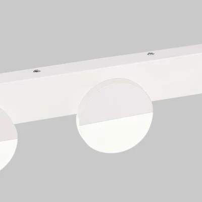 Moderné LED nástenné osvetlenie SING - 3x3W, 4000K (denná biela), biele