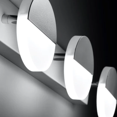 Moderné LED nástenné osvetlenie SING - 3x3W, 4000K (denná biela), biele