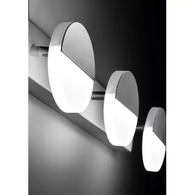 Moderné LED nástenné osvetlenie SING - 3x3W, 4000K (denná biela), biele