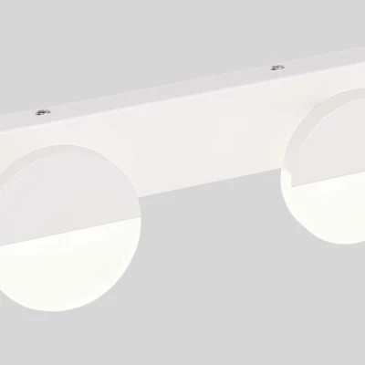 Moderné LED nástenné osvetlenie SING - 2x3W, 4000K (denná biela), biele