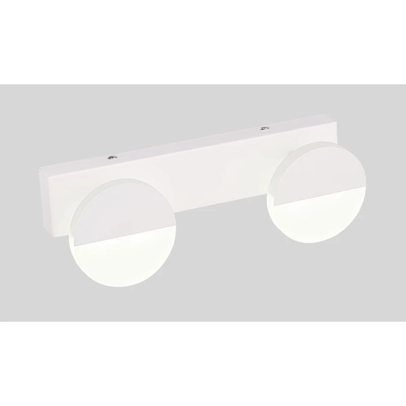 Moderné LED nástenné osvetlenie SING - 2x3W, 4000K (denná biela), biele