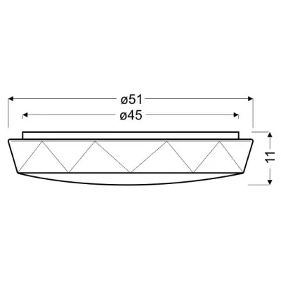 LED stropné svetlo s efektom nočnej oblohy SKY EFECT - 16W, 4000K (neutrálna biela), 51cm, biele