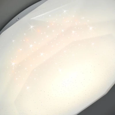 LED stropné svetlo s efektom nočnej oblohy SKY EFECT - 16W, 4000K (neutrálna biela), 51cm, biele
