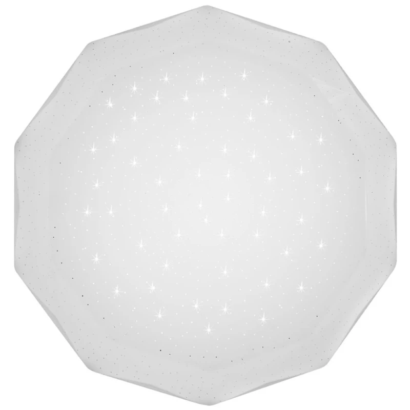 LED stropné svetlo s efektom nočnej oblohy SKY EFECT - 16W, 6500K (studená biela), 51cm, biele