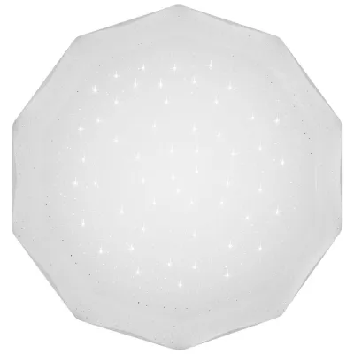 LED stropné svetlo s efektom nočnej oblohy SKY EFECT - 16W, 6500K (studená biela), 51cm, biele
